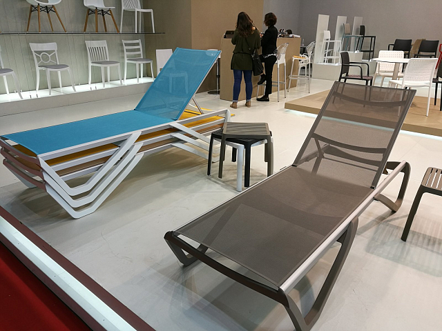 Шезлонг-лежак Papataya Wave Цвет: тортора 