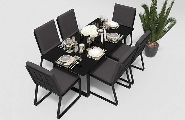 Стол Gardenini Voglie Black 180 