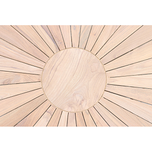 Стол из тика обеденный Lite Cadeo 120, садовая мебель