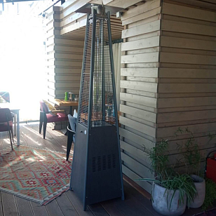 Уличный газовый обогреватель WWT 13I Wood, уличное оборудование