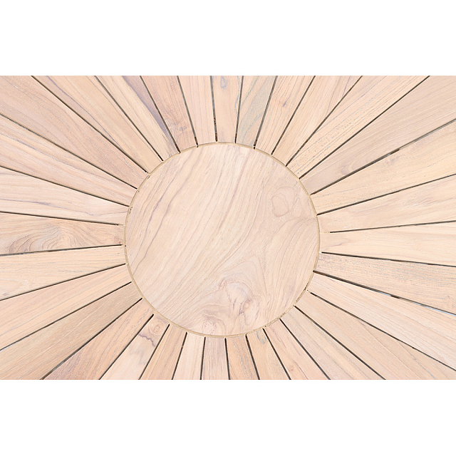 Стол из тика обеденный Lite Cadeo 120 