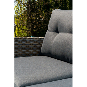 Диван двухместный Lite Venezia Цвет: серый, садовая мебель