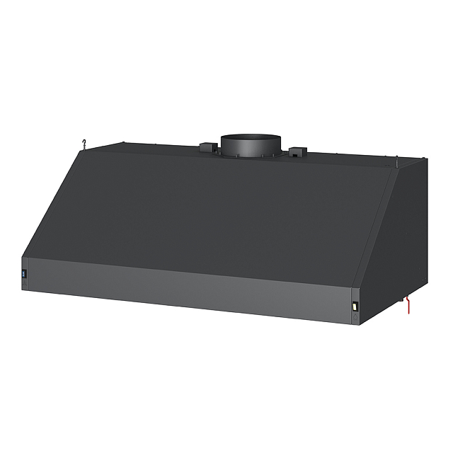 Зонт вытяжной колпакового типа S1 с подсветкой Черный