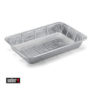 Алюминевые поддоны Weber большие для приготовления пищи Алюминевые поддоны Weber большие для сада