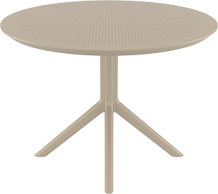 Стол Siesta Contract Sky Ø105 Цвет: бежевый, садовая мебель