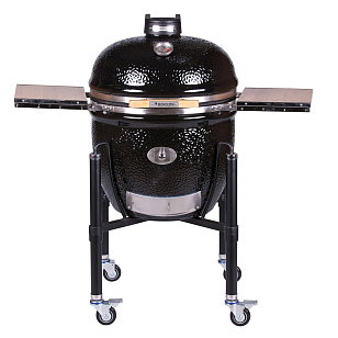 Керамический гриль Monolith Le Chef PRO 2.0 Black на ножках