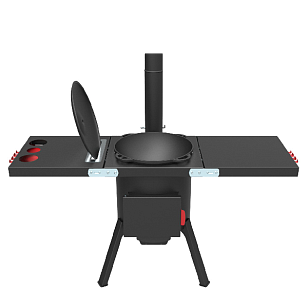 Боковые столики для печей Grillver под казан 480 К для сада