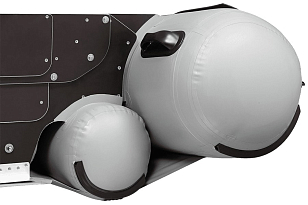 Лодка ПВХ Фрегат 390 FM Light Jet/L/S серая для хобби и пикника