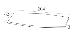 Матрас для шезлонга Siesta Contract Slim Цвет: темно-серый, садовая мебель