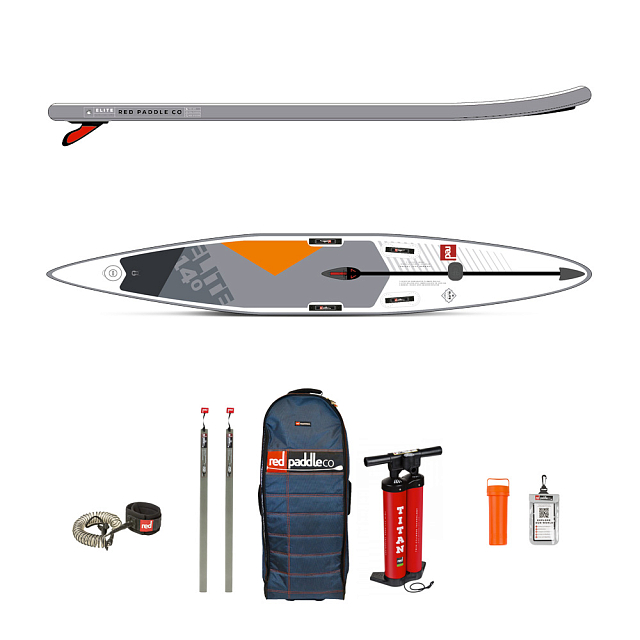 Доска SUP надувная RED PADDLE 2019 14'0"x25" ELITE RSS FFC для серфинга