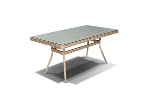 Обеденная группа 4SIS Амароне на 4 персоны, цвет соломенный для дачи Обеденная группа 4SIS Амароне на 4 персоны, цвет соломенный, садовая мебель