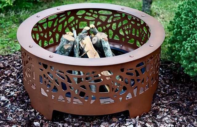 Уличный очаг Grey Stone Flamm Bubbles Rust 