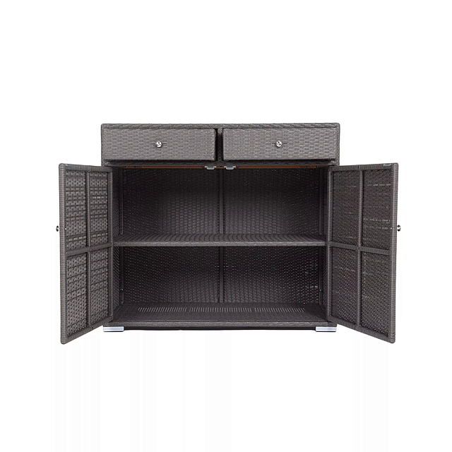 Плетёная тумба 4SIS Мальта Цвет: графит 