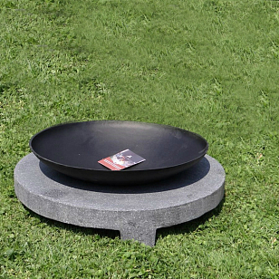 Уличный чугунный очаг на круглом основании Concretika Iron E60, уличное оборудование
