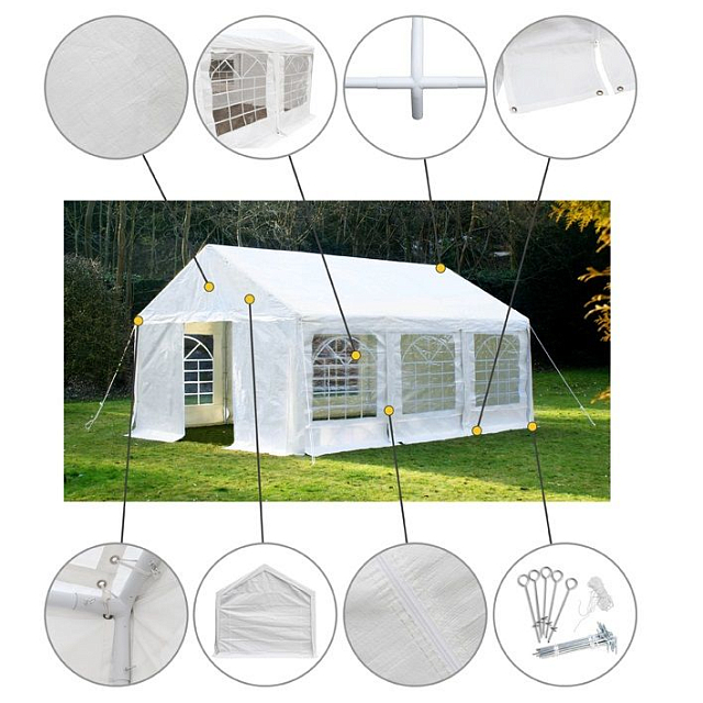 Шатёр-павильон Lite Tenda 4x6 