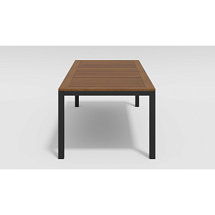 Стол обеденный Gardenini Bella 220 Цвет: Темно-серый для дачи Стол обеденный Gardenini Bella 220 Цвет: Темно-серый, садовая мебель