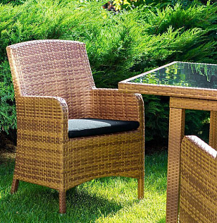 Обеденная группа Joygarden Mykonos тик, садовая мебель