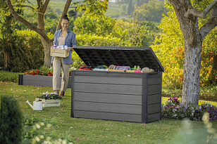 Сундук Keter Cortina box 757 л антрацит для дачи Сундук Keter Cortina box 757 л антрацит, садовая мебель