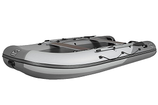 Лодка ПВХ Фрегат 420 Air (НДНД) серая для отдыха за городом Лодка ПВХ Фрегат 420 Air (НДНД) серая для хобби и пикника
