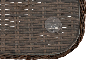 Журнальный столик 4SIS Прованс Цвет: коричневый для дачи Журнальный столик 4SIS Прованс Цвет: коричневый, садовая мебель