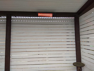 Уличный электрический обогреватель WWT Elcon BH-1500, уличное оборудование