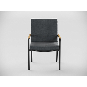 Стул Gardenini Premium Calma S Карбон / Темно-серый, садовая мебель