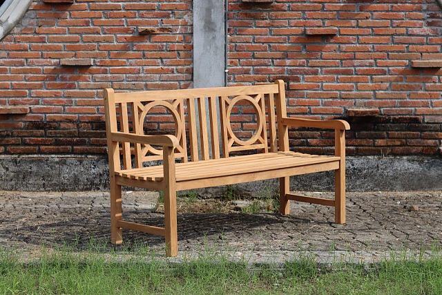 Скамейка из тика Lite Villaga 