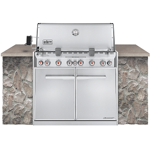 Гриль газовый встраиваемый Weber Summit S-660 Built-in для приготовления пищи Гриль газовый встраиваемый Weber Summit S-660 Built-in для сада
