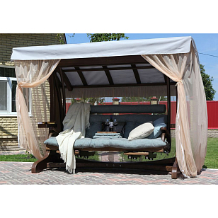 Сетка москитная Leda к качелям Валенсия III Цвет: бежевый, садовая мебель