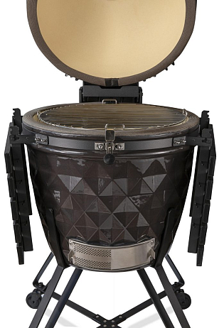 гриль керамический diamond egg xl цвет: серый для приготовления пищи гриль керамический diamond egg xl цвет: серый для дачи