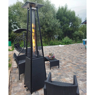 Уличный газовый обогреватель WWT 13I Rotang Black