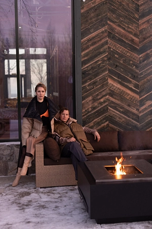 Гриль-очаг Elbrus Home Фудзияма 230х120 (Термостойкая сталь) для сада