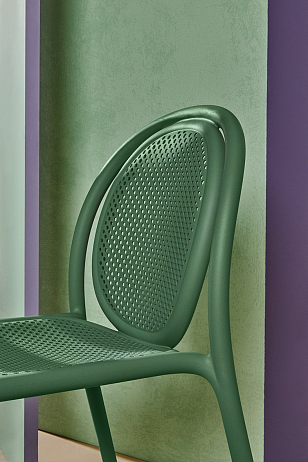 Стул Pedrali Remind Цвет: зеленый для дачи Стул Pedrali Remind Цвет: зеленый, садовая мебель