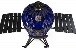 гриль керамический diamond egg xl цвет: синий для приготовления пищи гриль керамический diamond egg xl цвет: синий для дачи