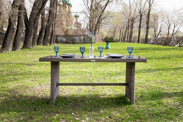 Обеденный стол Lite Fiona серый 