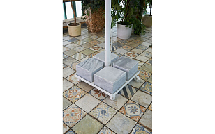 Зонт Lite Mistral 300 квадратный без волана Цвет: бежевый, садовая мебель