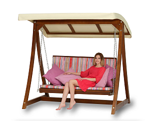 Качели садовые Leda Цвет: рыжий, садовая мебель