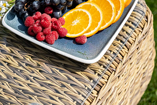 Лаунж-зона 4SIS Кальяри (гиацинт), цвет соломенный, садовая мебель