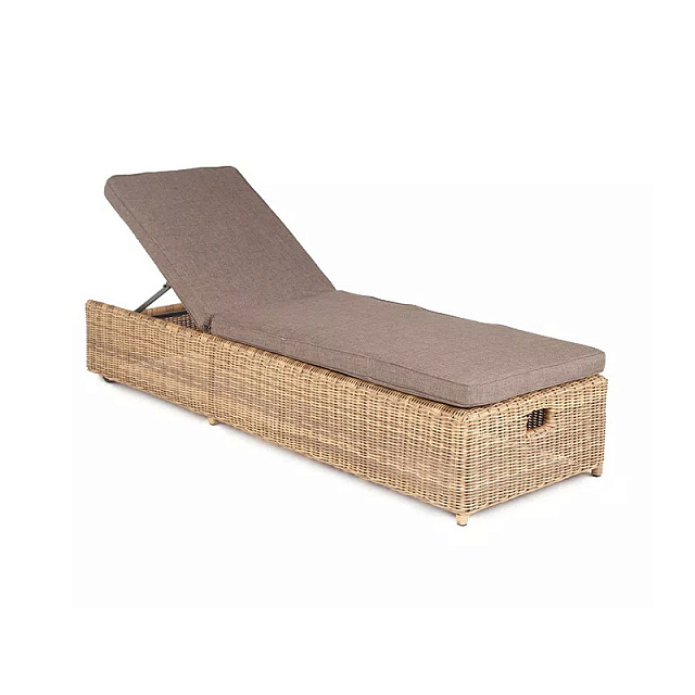 Шезлонг с подушкой 4SIS Рим Цвет: соломенный 