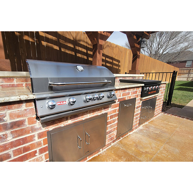 Гриль газовый Bull встраиваемый Brahma