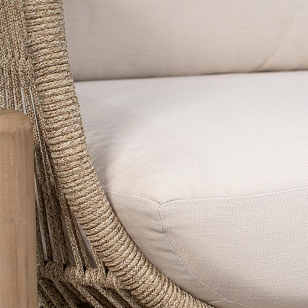 Комплект деревянной плетеной мебели Tagliamento Talara, садовая мебель