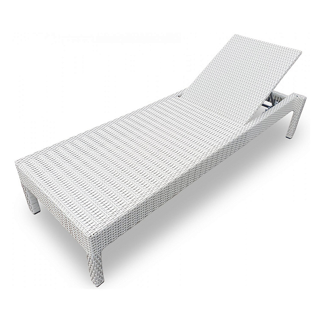 Шезлонг-лежак плетеный Tagliamento GS925 Цвет: белый 