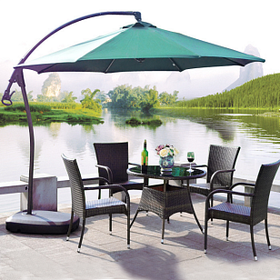 Садовый зонт Garden Way Marseille Green, садовая мебель