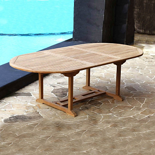 Стол из тика Lite Madrid, садовая мебель