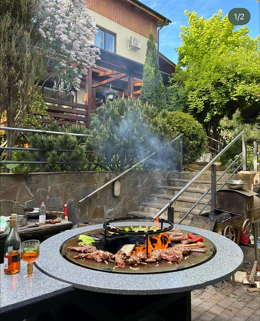 Гриль-очаг Elbrus Home Памир Ø100 (Термостойкая эмаль)