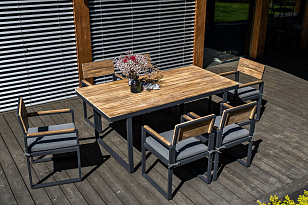 Обеденный стол Joygarden Topa 180 см, садовая мебель