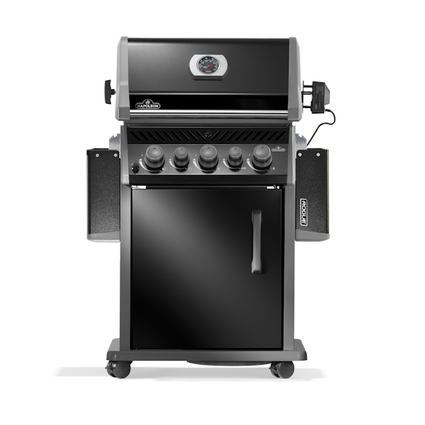 гриль газовый napoleon rogue 425 rsb (с конфоркой и вертелом)