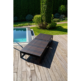 Шезлонг лежак Lite Kyoto для дачи Шезлонг лежак Lite Kyoto, садовая мебель