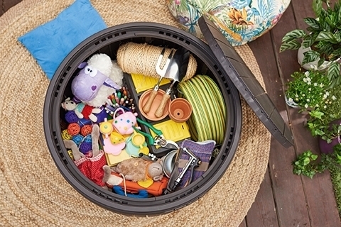 Столик-холодильник Keter Cool stool антрацит 