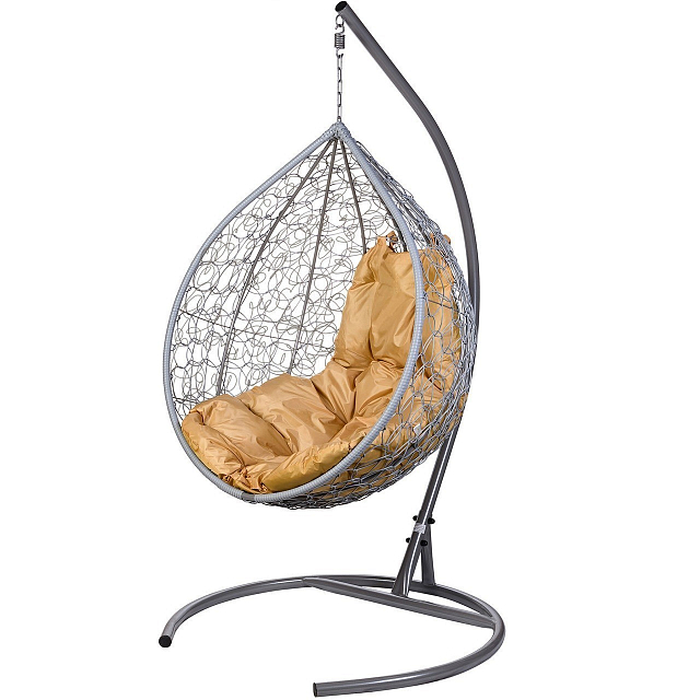 Подвесное кресло Bozollo Goccia Grigio 